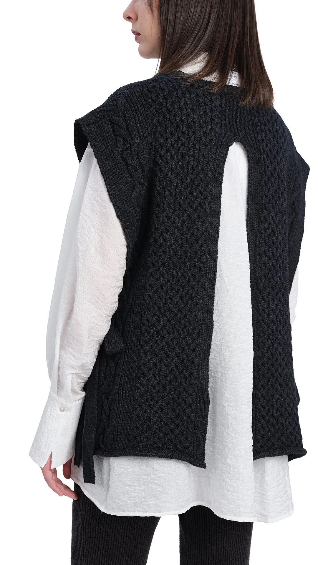 2-Way Round Neck Sweater Style Dickey