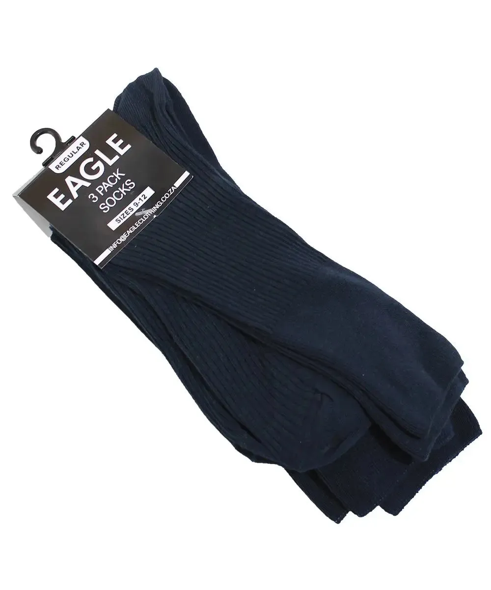 3 Pack Non Elastic Socks