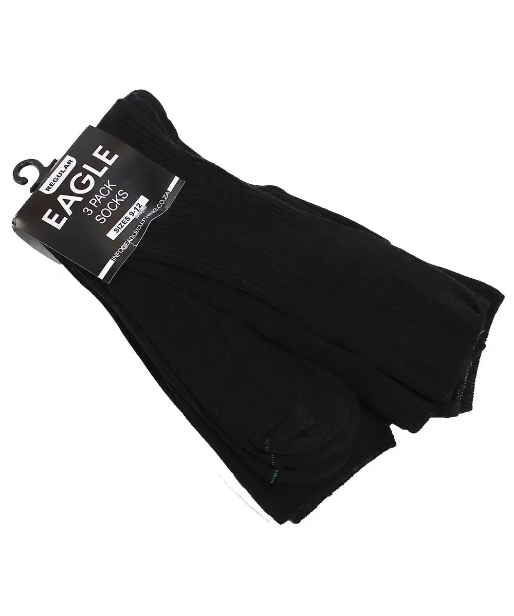 3 Pack Non Elastic Socks