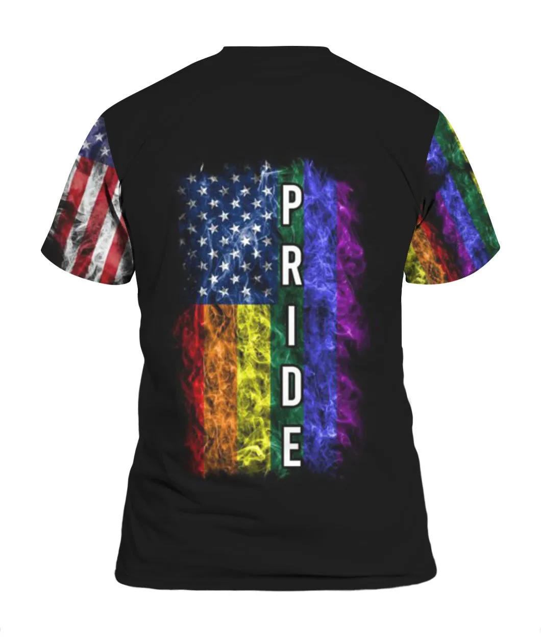 3D All Over Print Pride Lgbtq Shirt For Lesbian Gayer, Love Is Love Rainbow American Flag Support Lgbt 3D Shirt