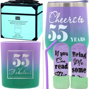 55th Birthday Decorations for Women, 55th Birthday Gifts for Women, 55 Birthday, 55