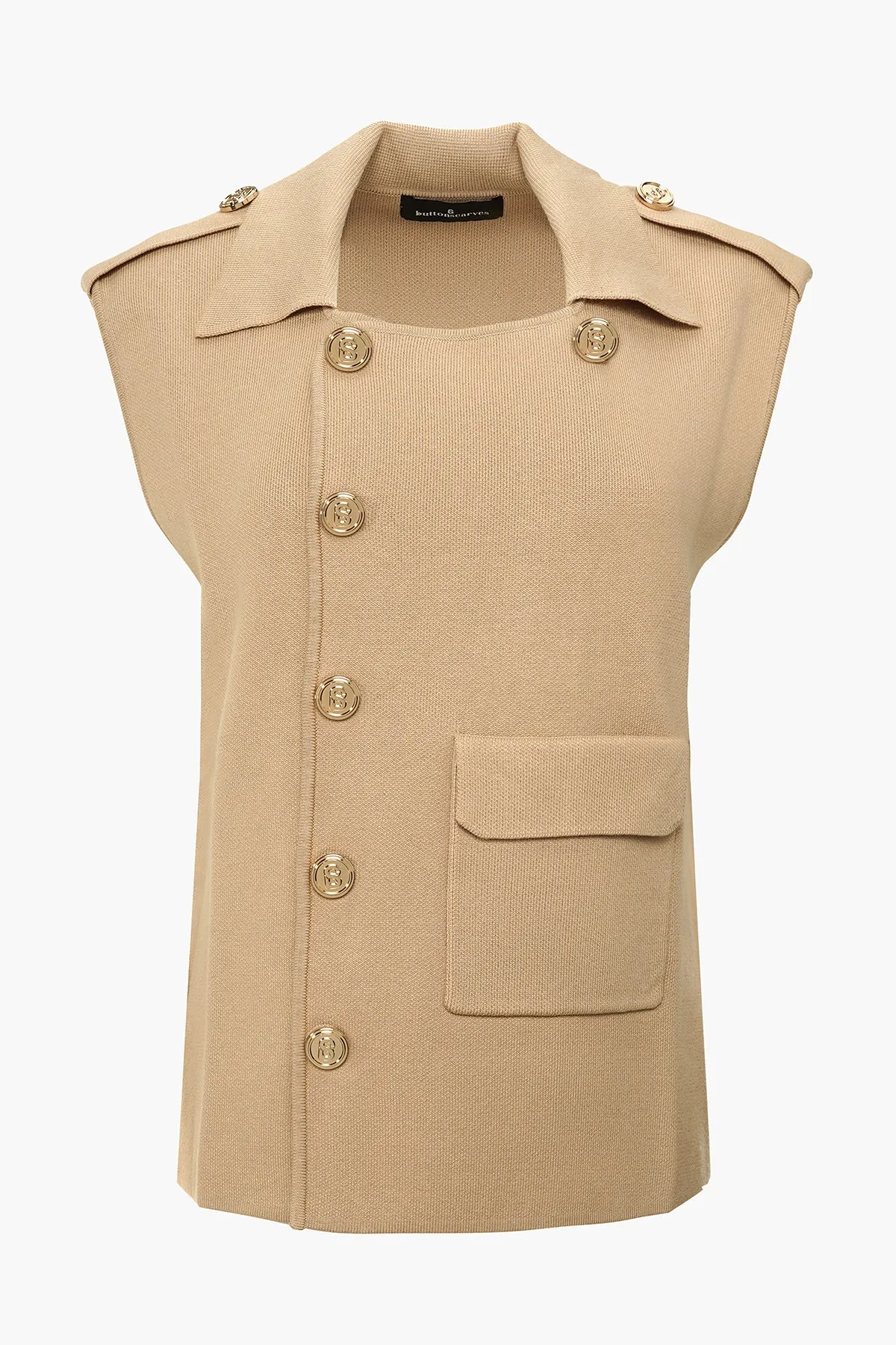 Adelle Vest - Tan