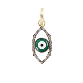 Agate Evil-Eye Pendant