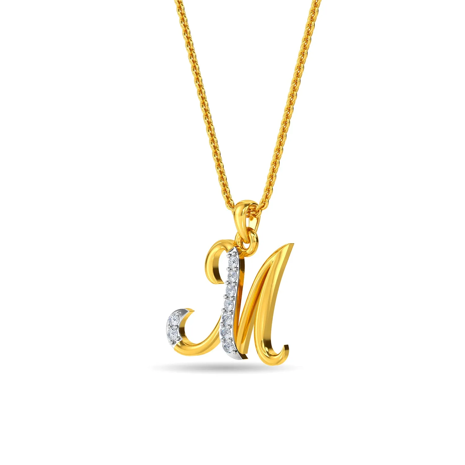 Alphabet M Pendant