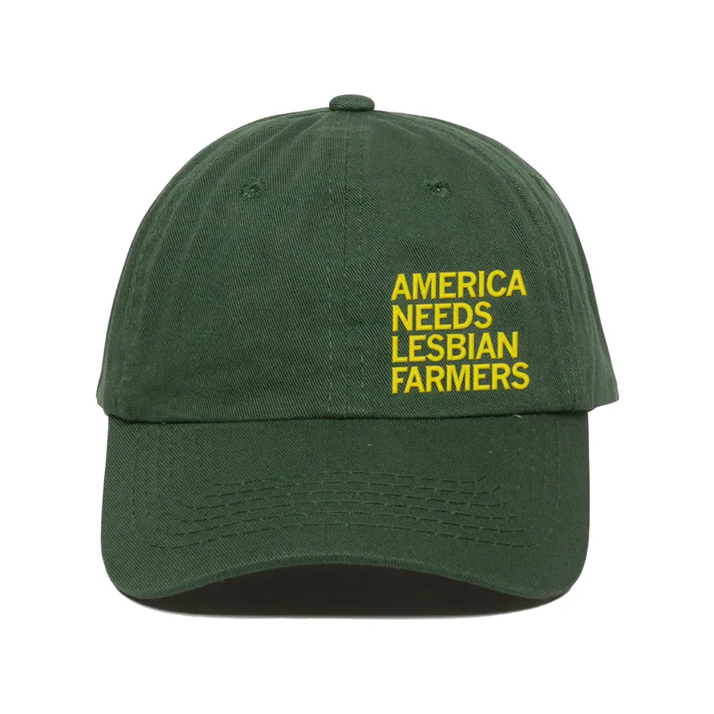 America Needs Lesbian Farmers Baseball Cap