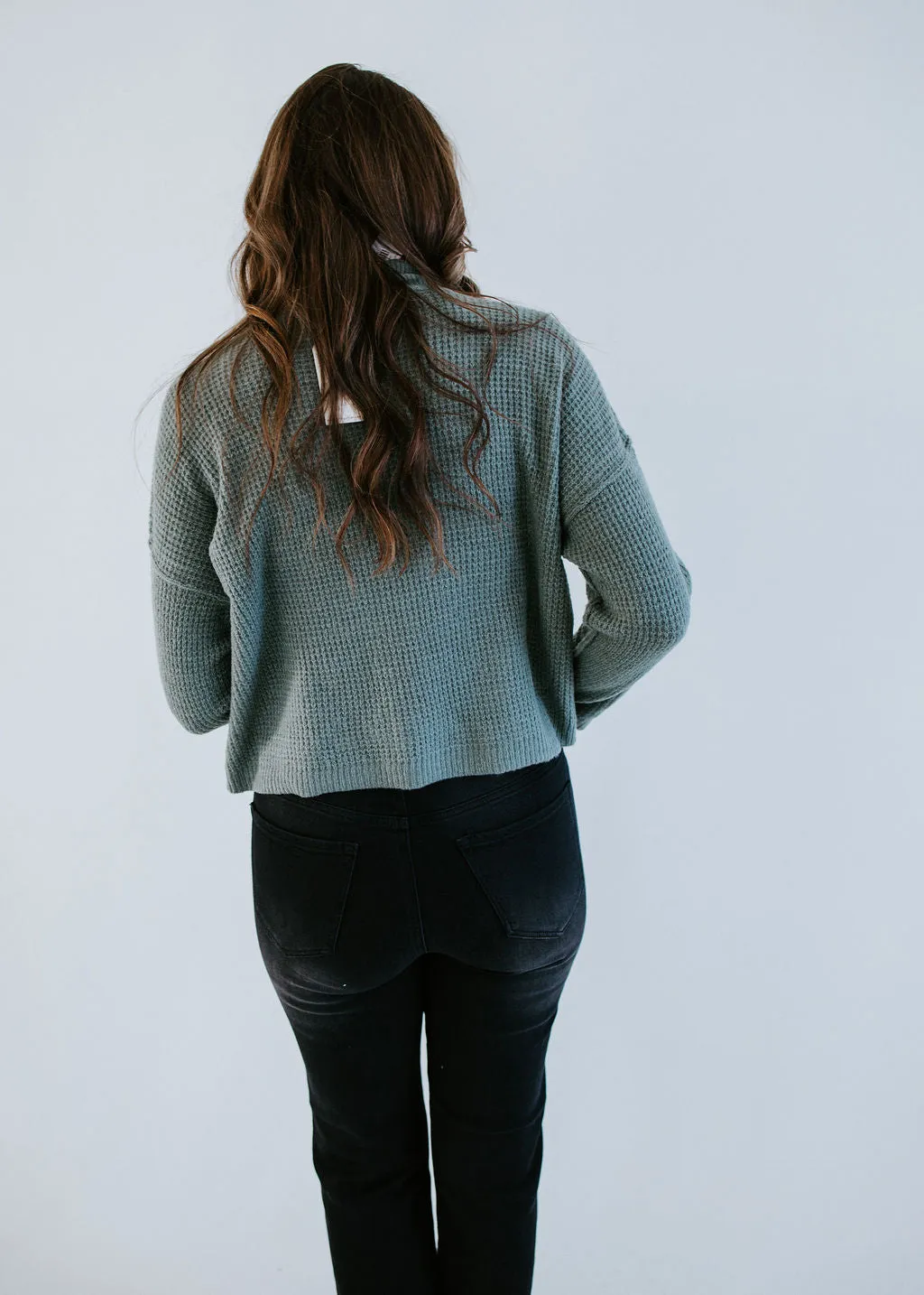 Aritha Mock Neck Knit Sweater