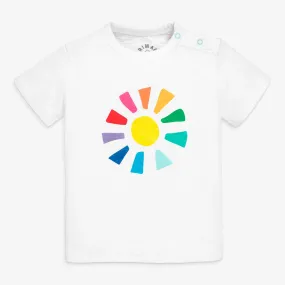 Baby rainbow cutout sun tee