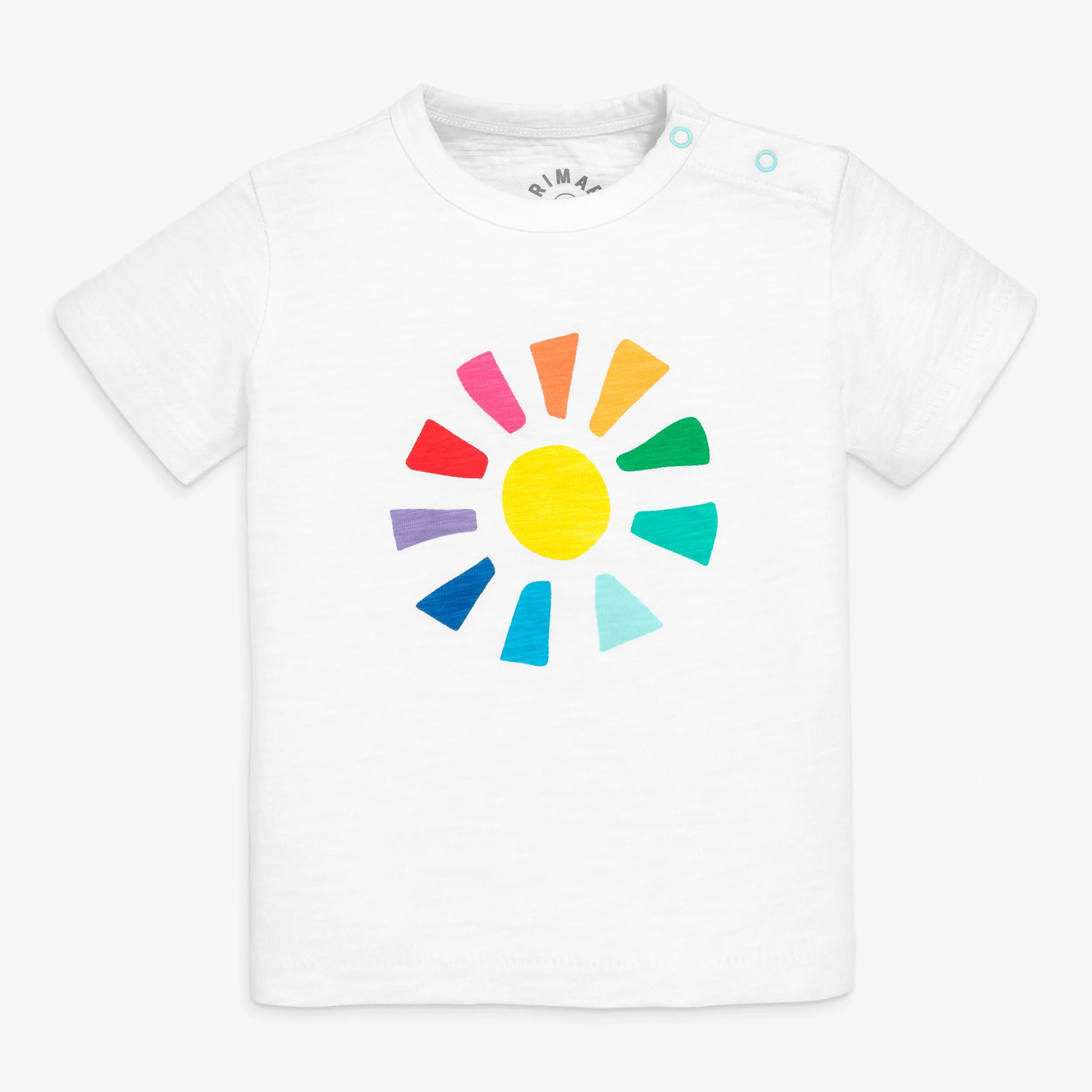 Baby rainbow cutout sun tee