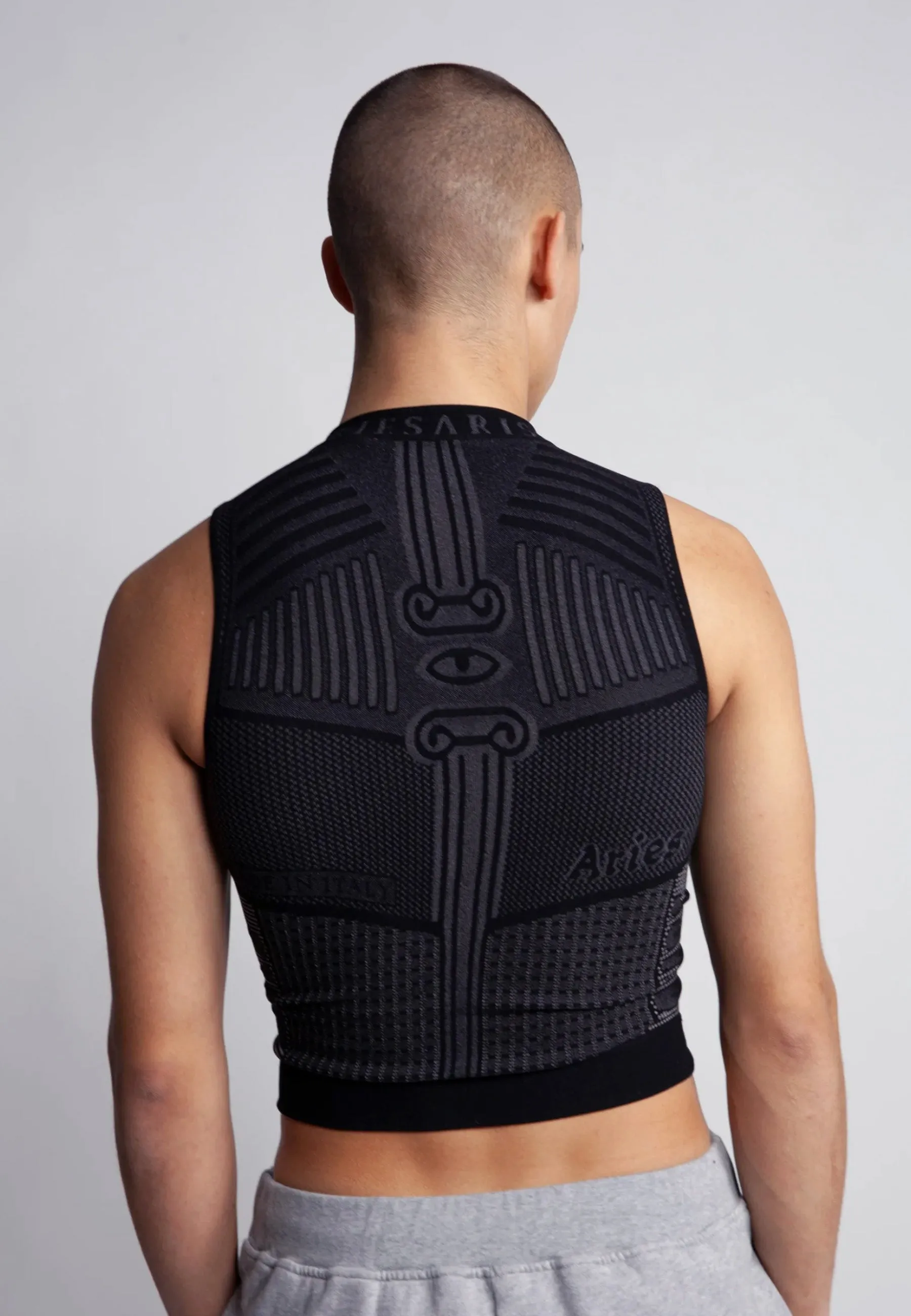 Base Layer Vest - Black/Grey