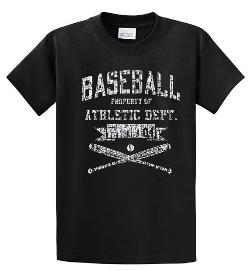 Baseball Athletic Dept Printed Tee Shirt