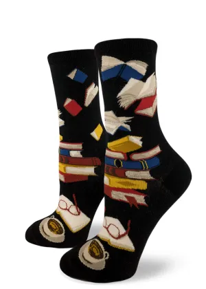 Bibliophile Women's Crew Socks