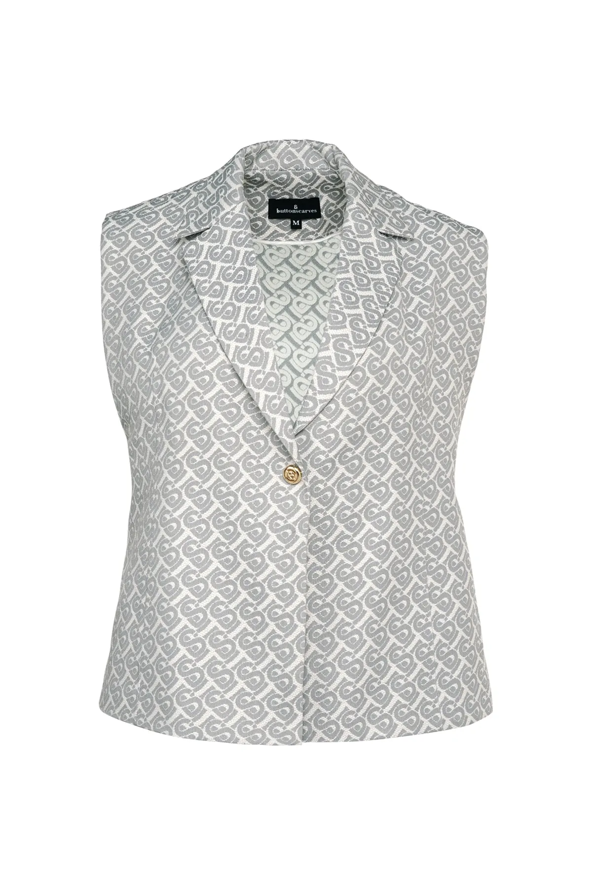 Bimu Jacquard Vest - Grey