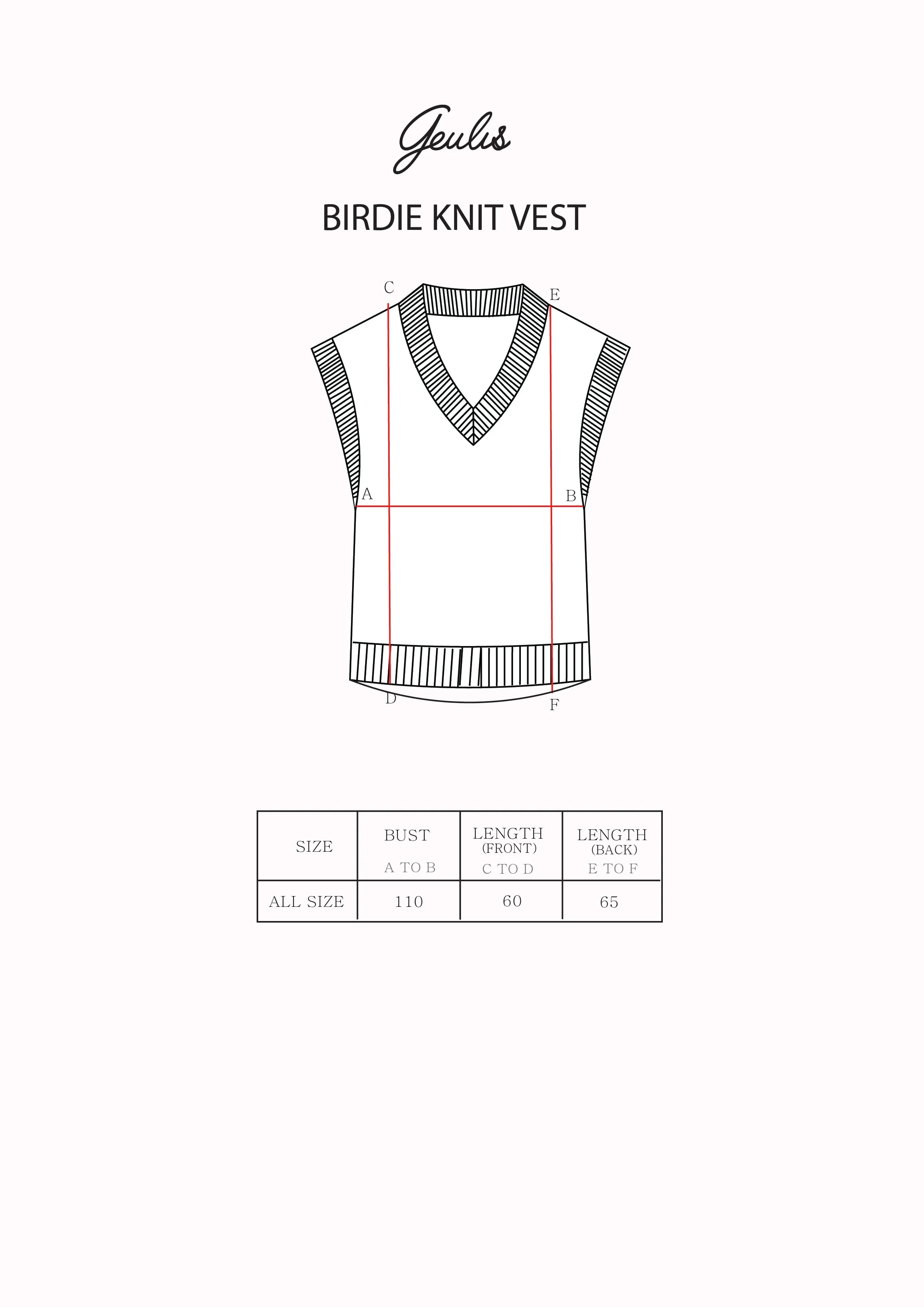 BIRDIE KNIT VEST