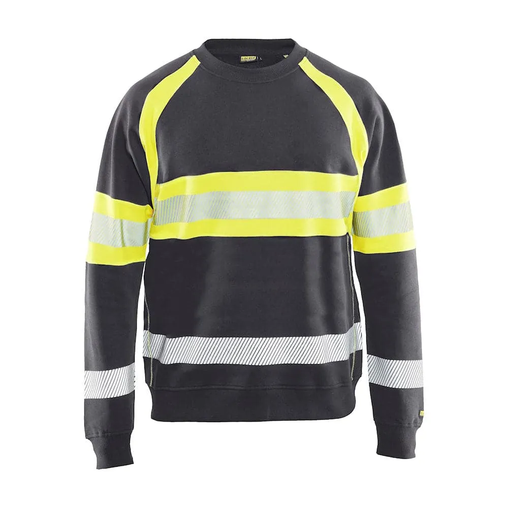 Blaklader 3359 Hi-Vis Round Neck Sweatshirt