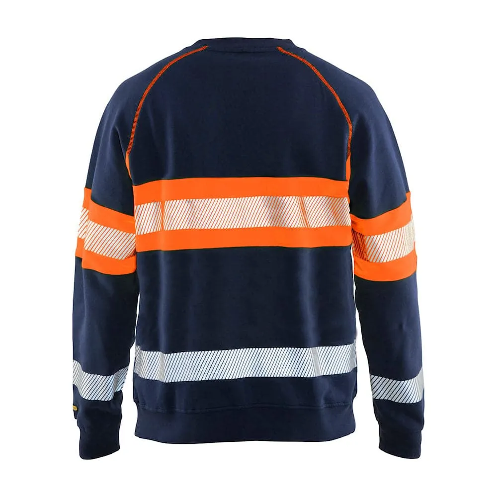 Blaklader 3359 Hi-Vis Round Neck Sweatshirt