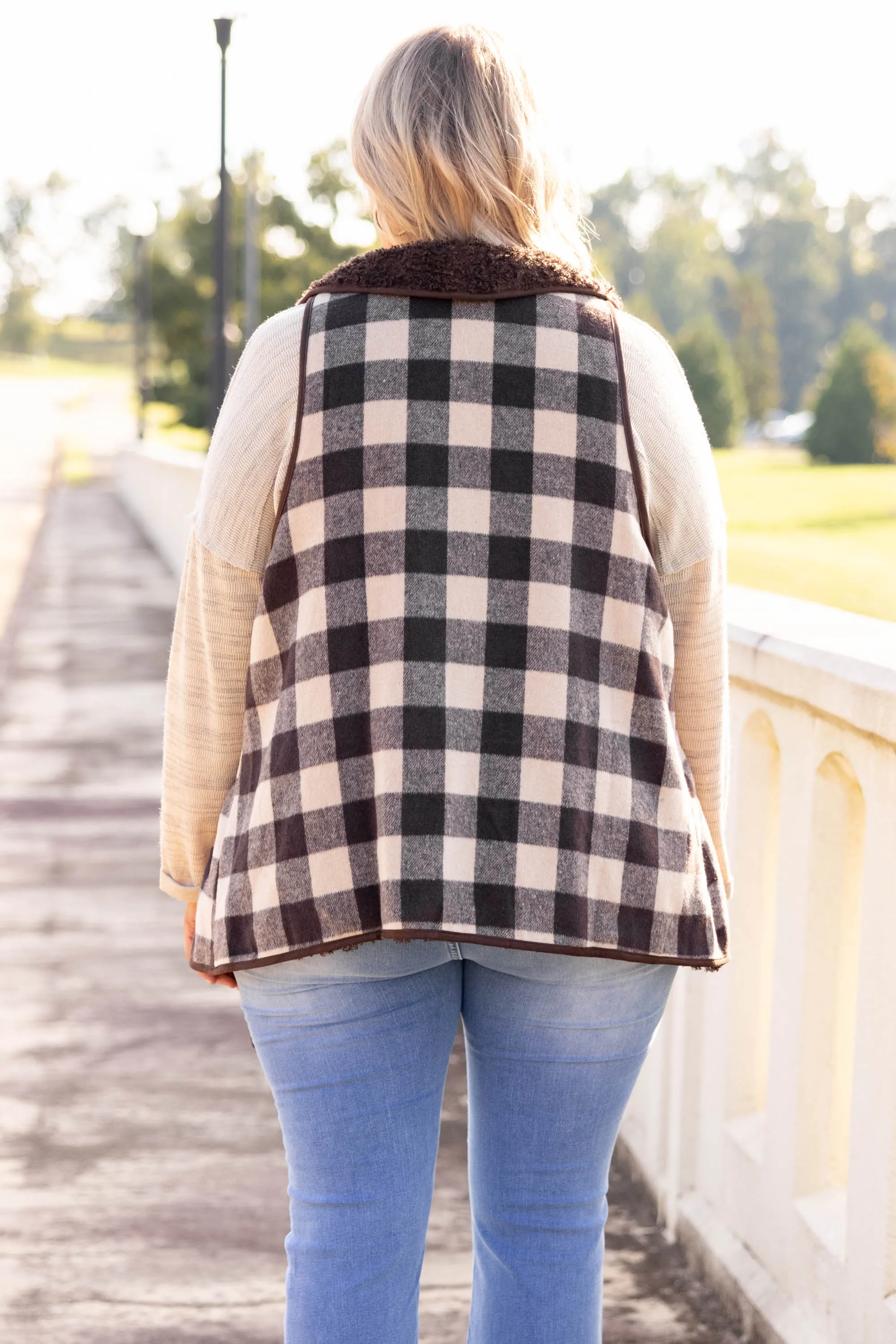 Blustery Night Vest, Mocha