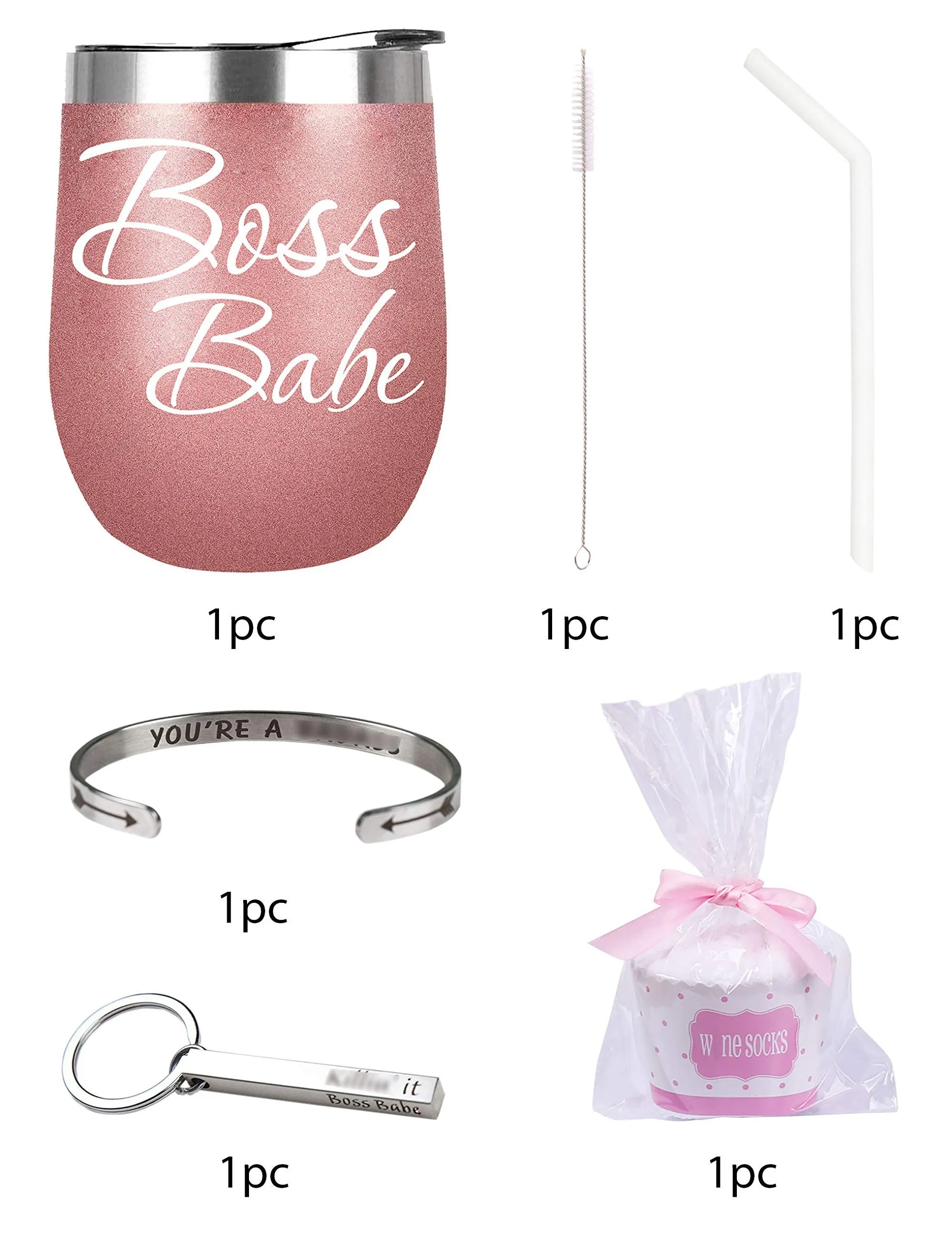 Boss Babe Gifts, Boss Babe Gift Set, Funny Gifts for Boss Women, Boss Babe Tumbler, Boss