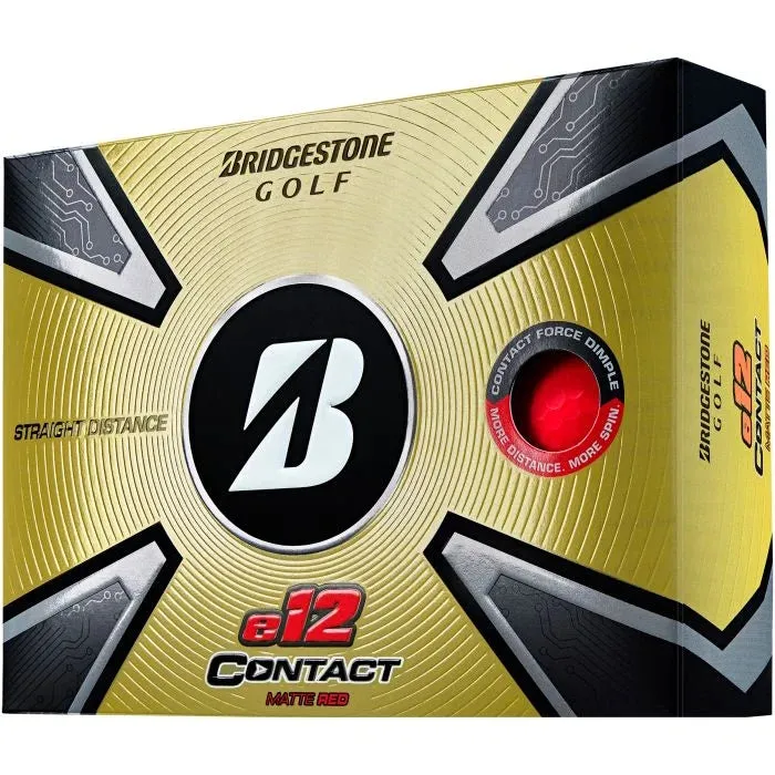 Bridgestone e12 Contact Golf Balls Red (1-Dozen)