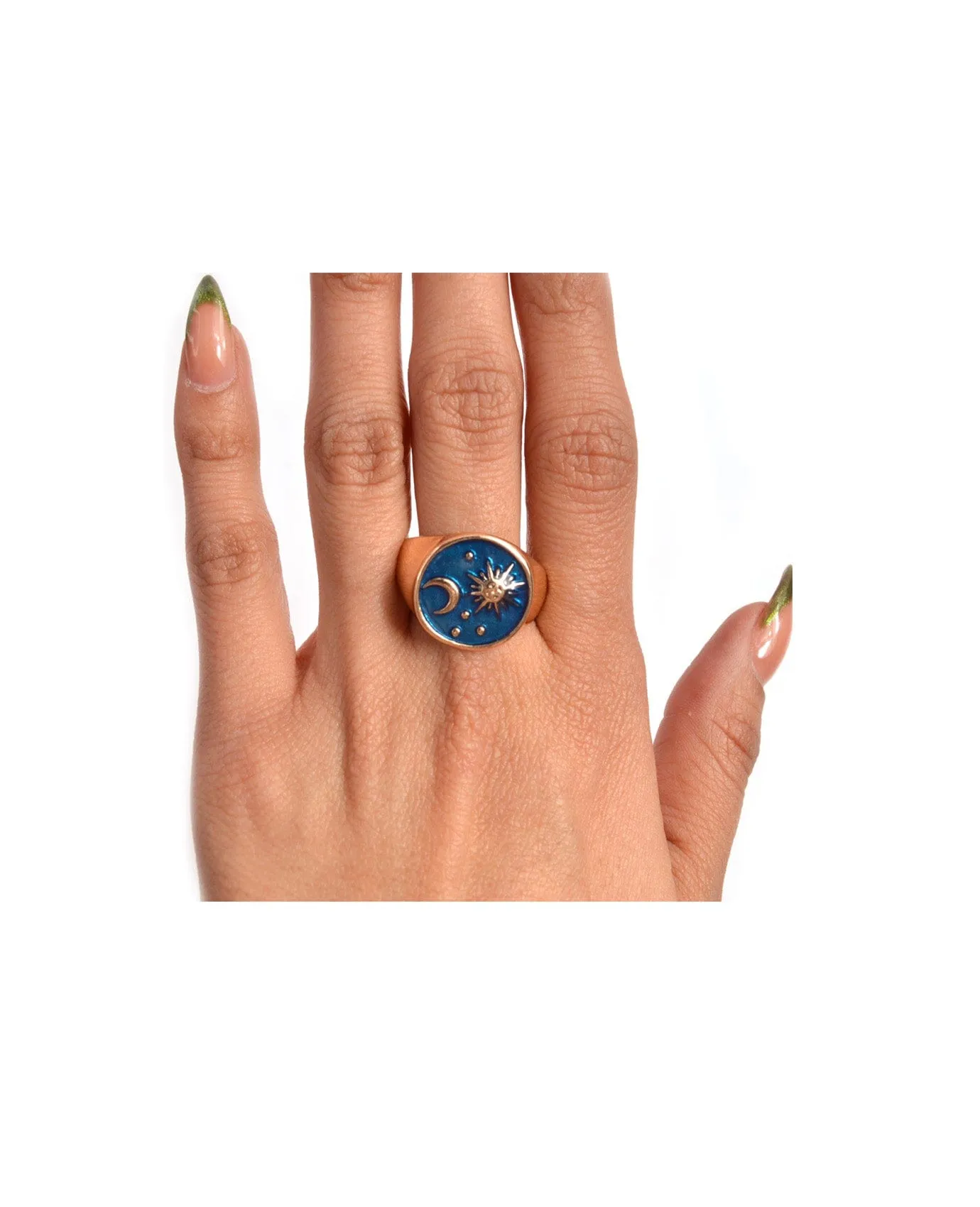 Celestial Sun Moon Ring