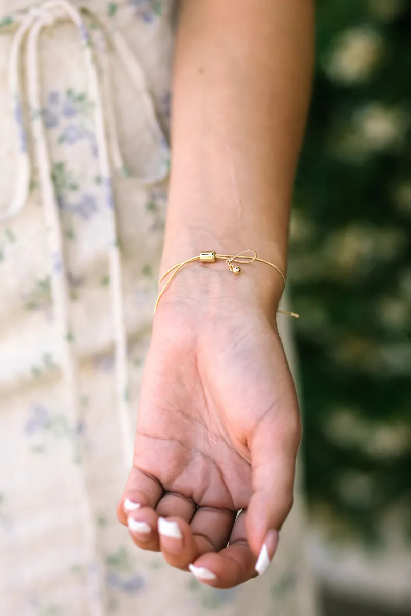 Claire Adjustable Bow Bracelet