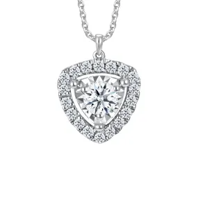 Classic Trilliant Diamond Pendant