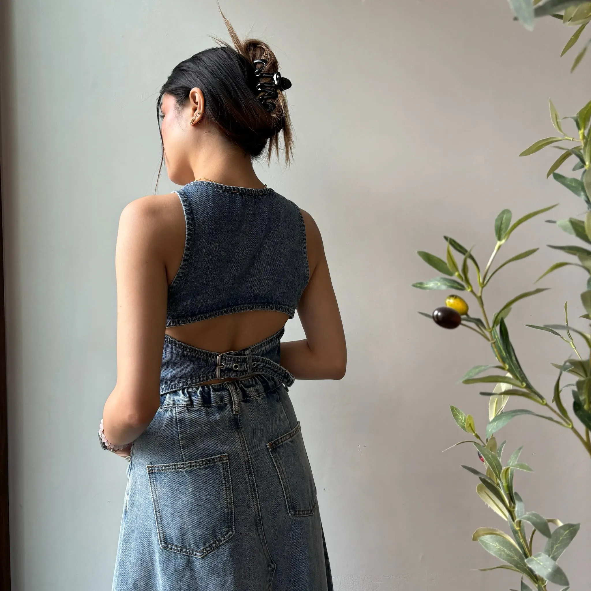 CLEAR VIEW Denim Vest