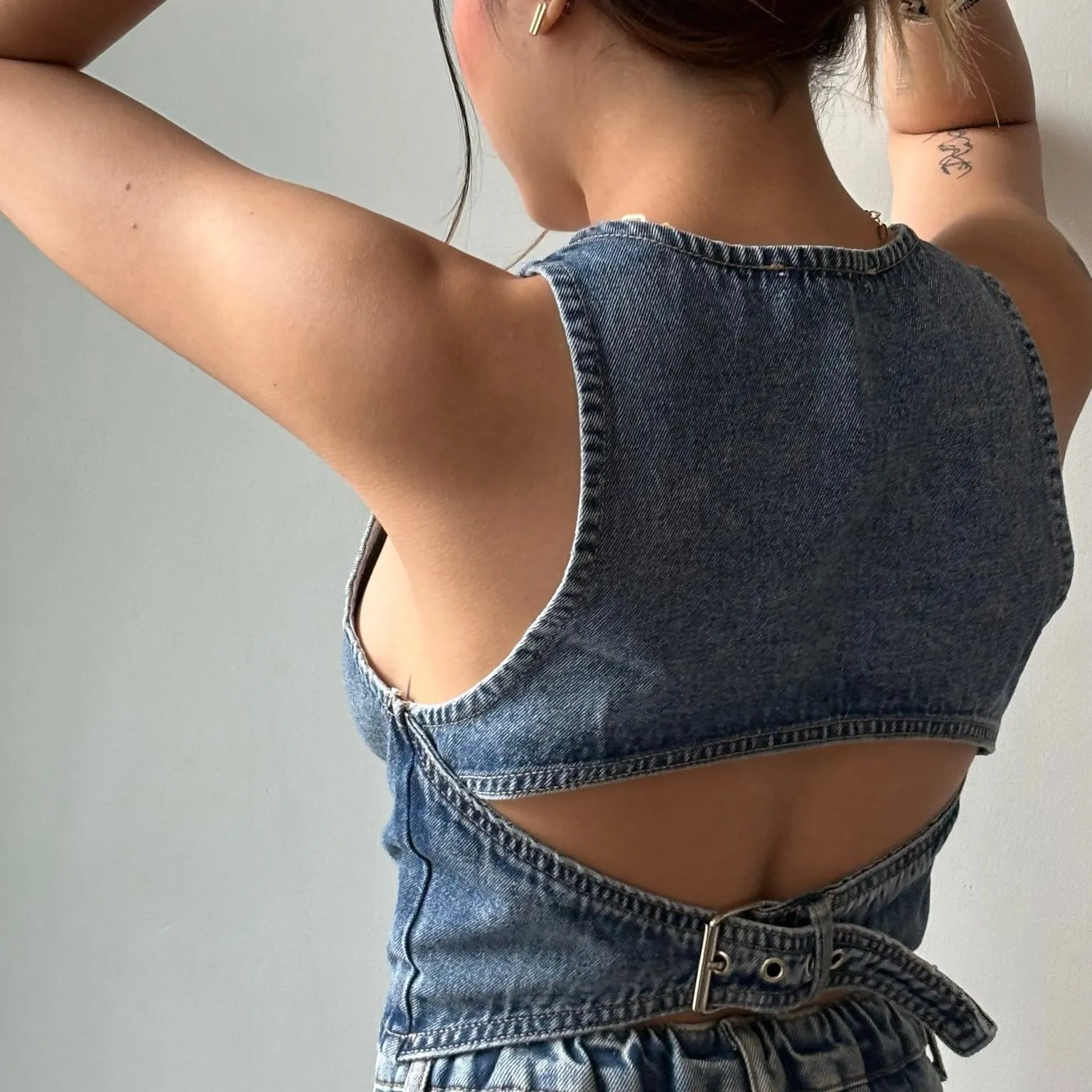 CLEAR VIEW Denim Vest