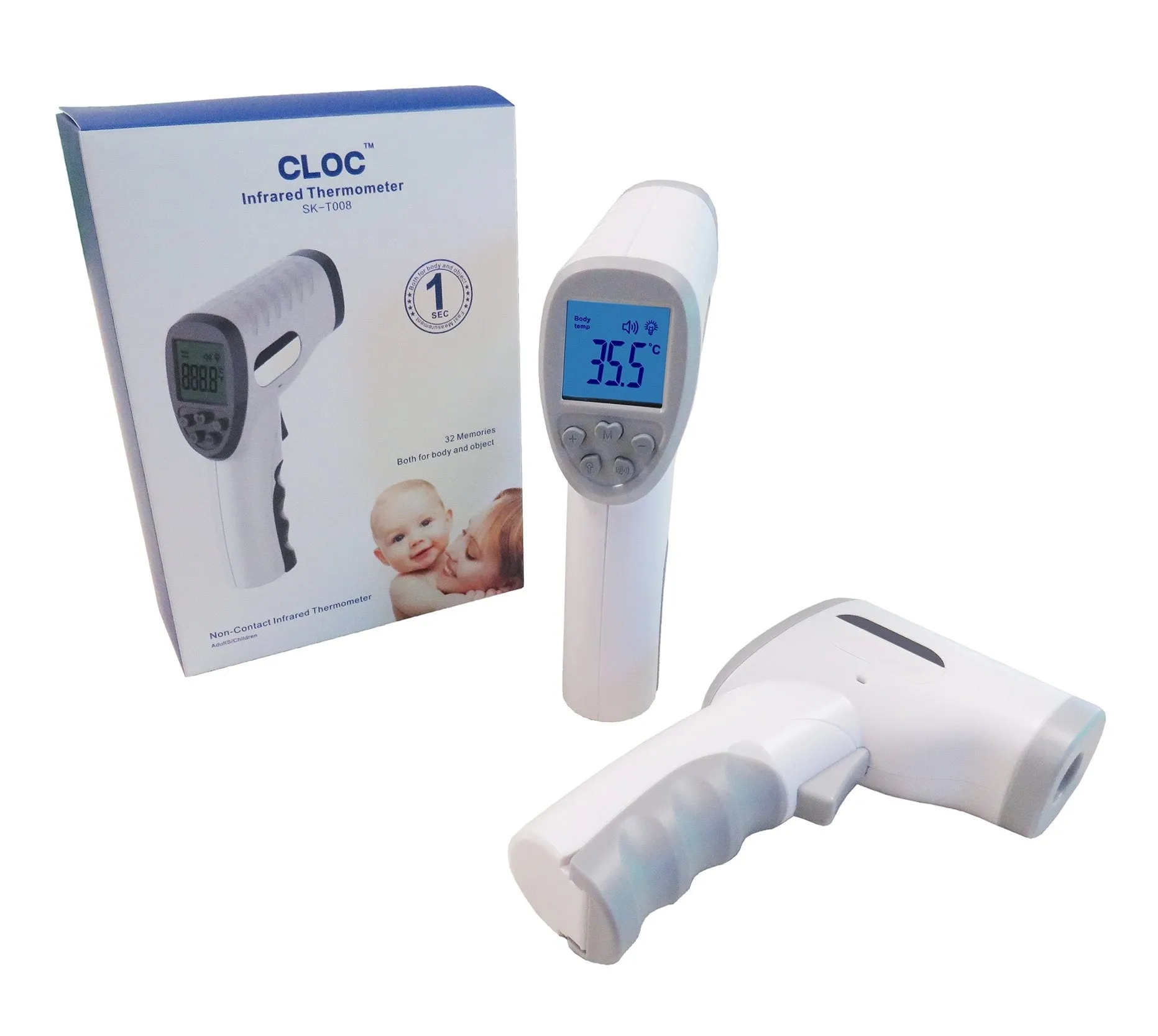 Clinical Grade Infrared Non-Contact Thermometer