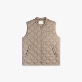 CROYEZ QUILTED VEST - MUSHROOM