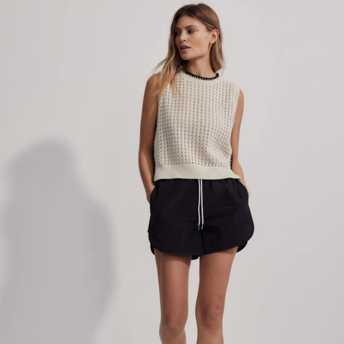 Delaney Knit Vest - Birch