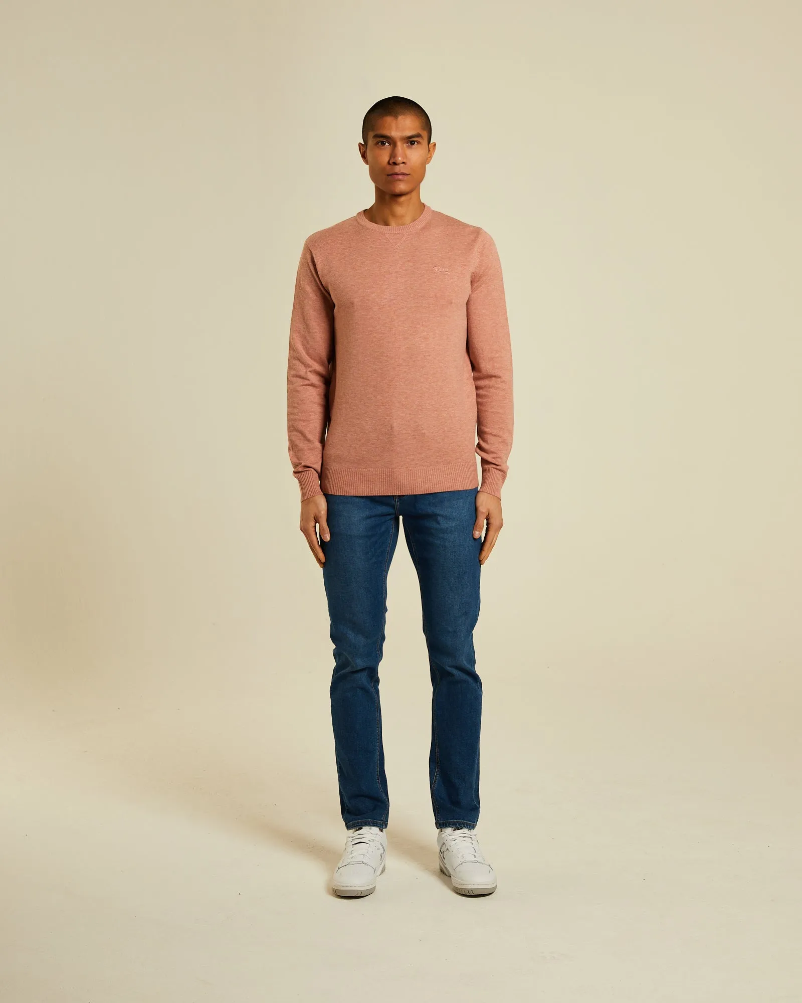 Dylan Round Neck Plaster Pink