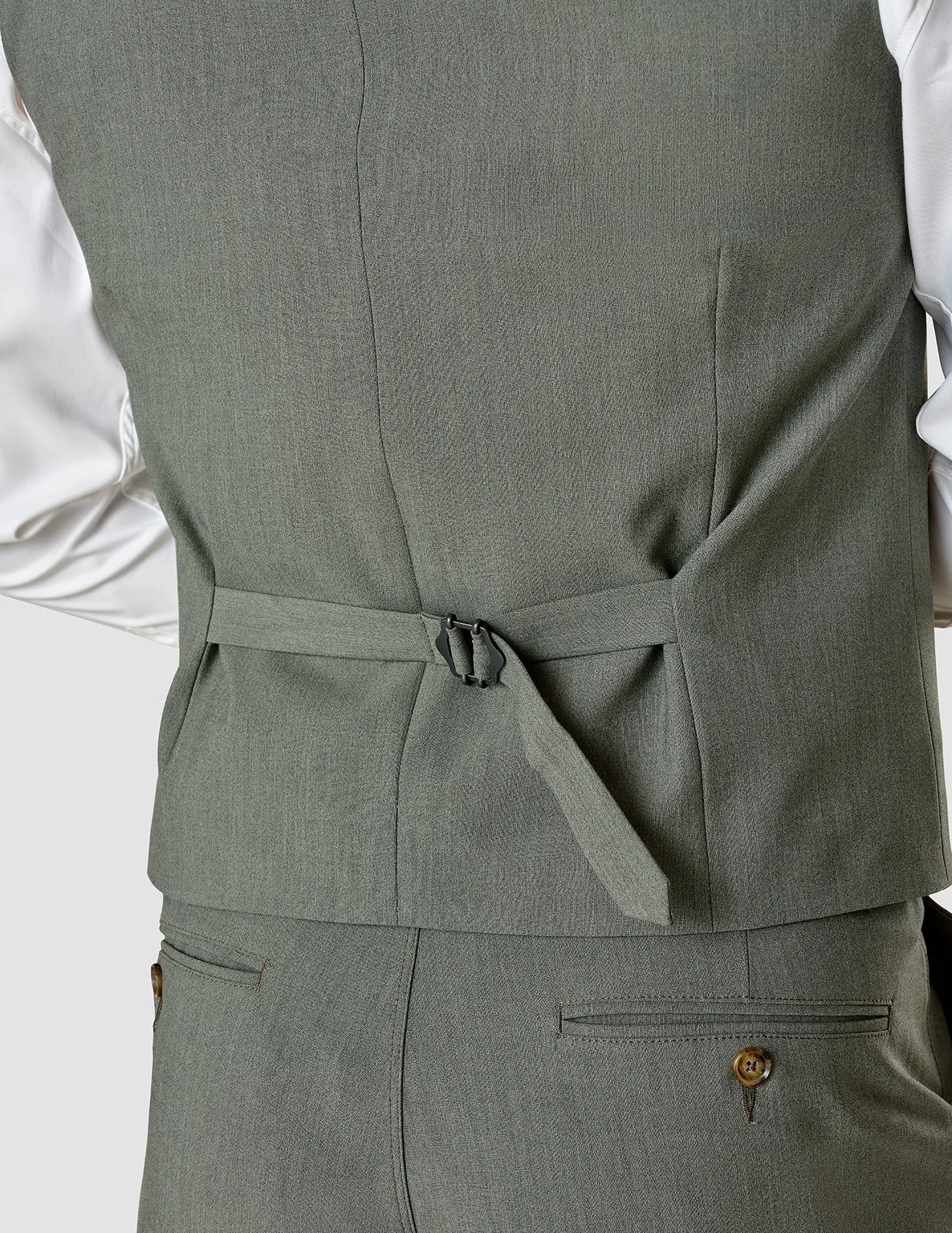 Essential Vest Green Melange