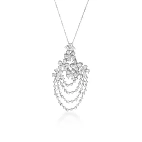 Freeflowing Gush Diamond Pendant