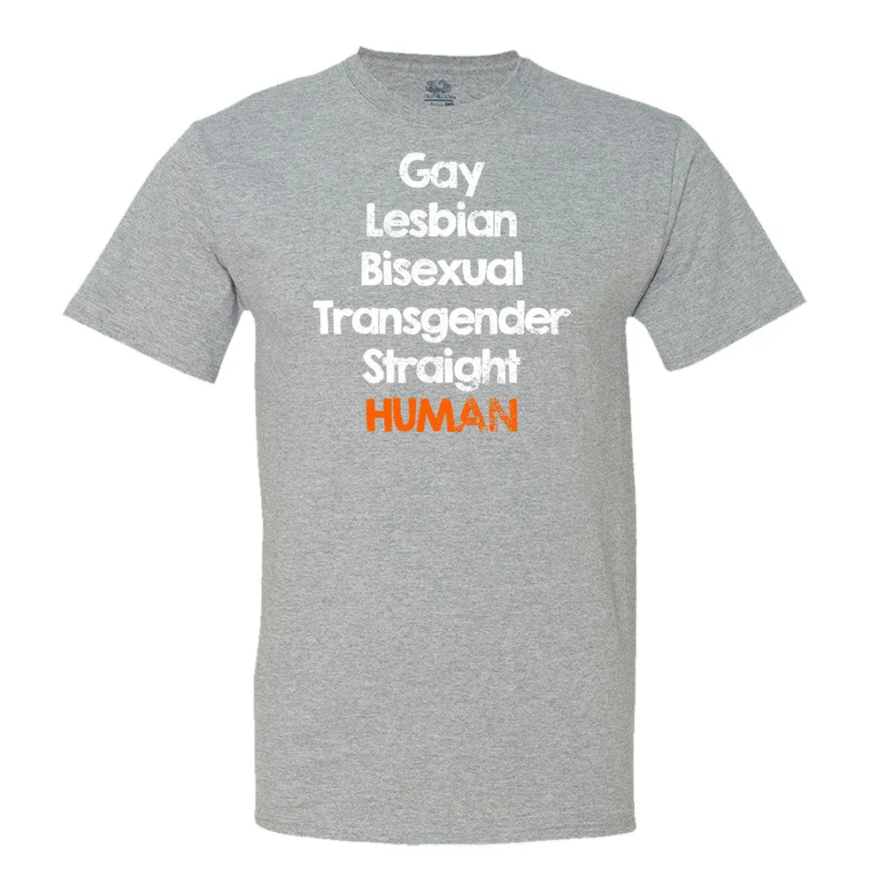 Gay Lesbian Bisexual Transgender Straight Human T-Shirt