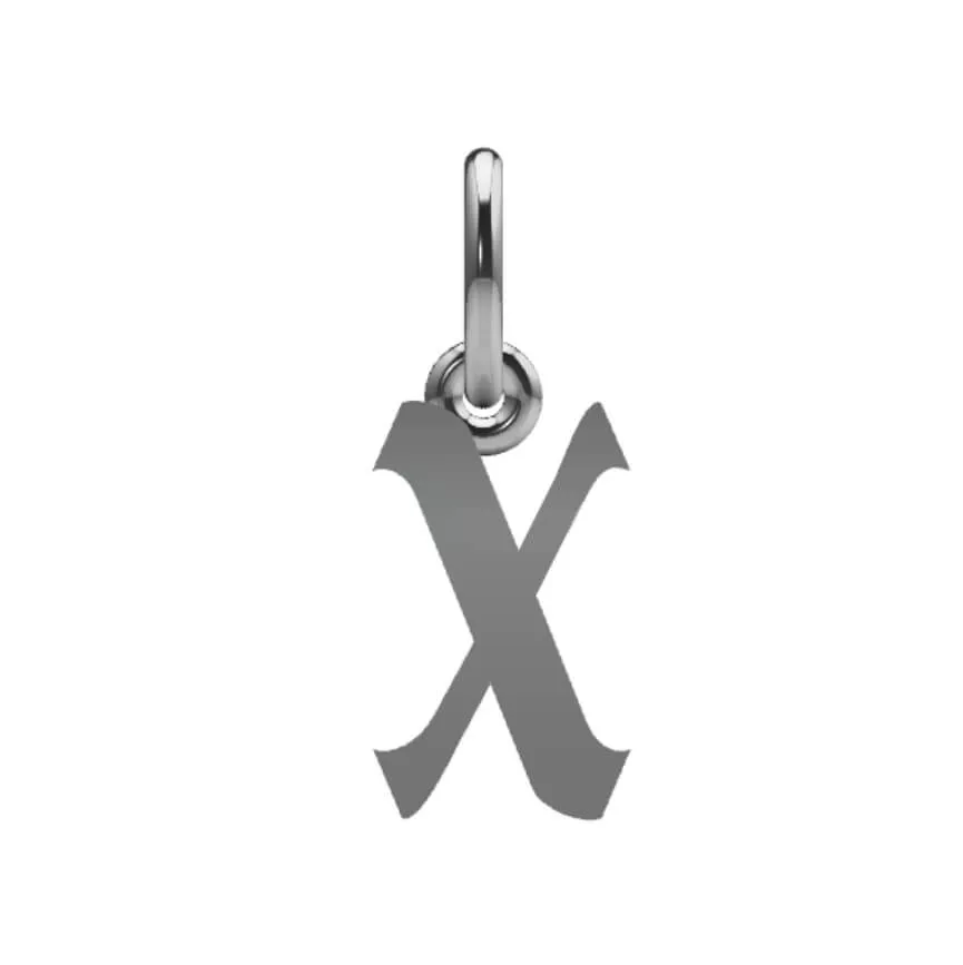 Gothic Initial Pendant