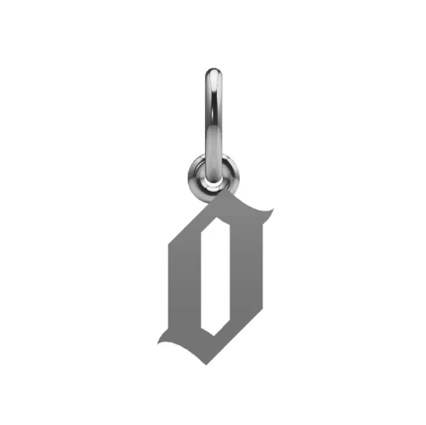 Gothic Initial Pendant