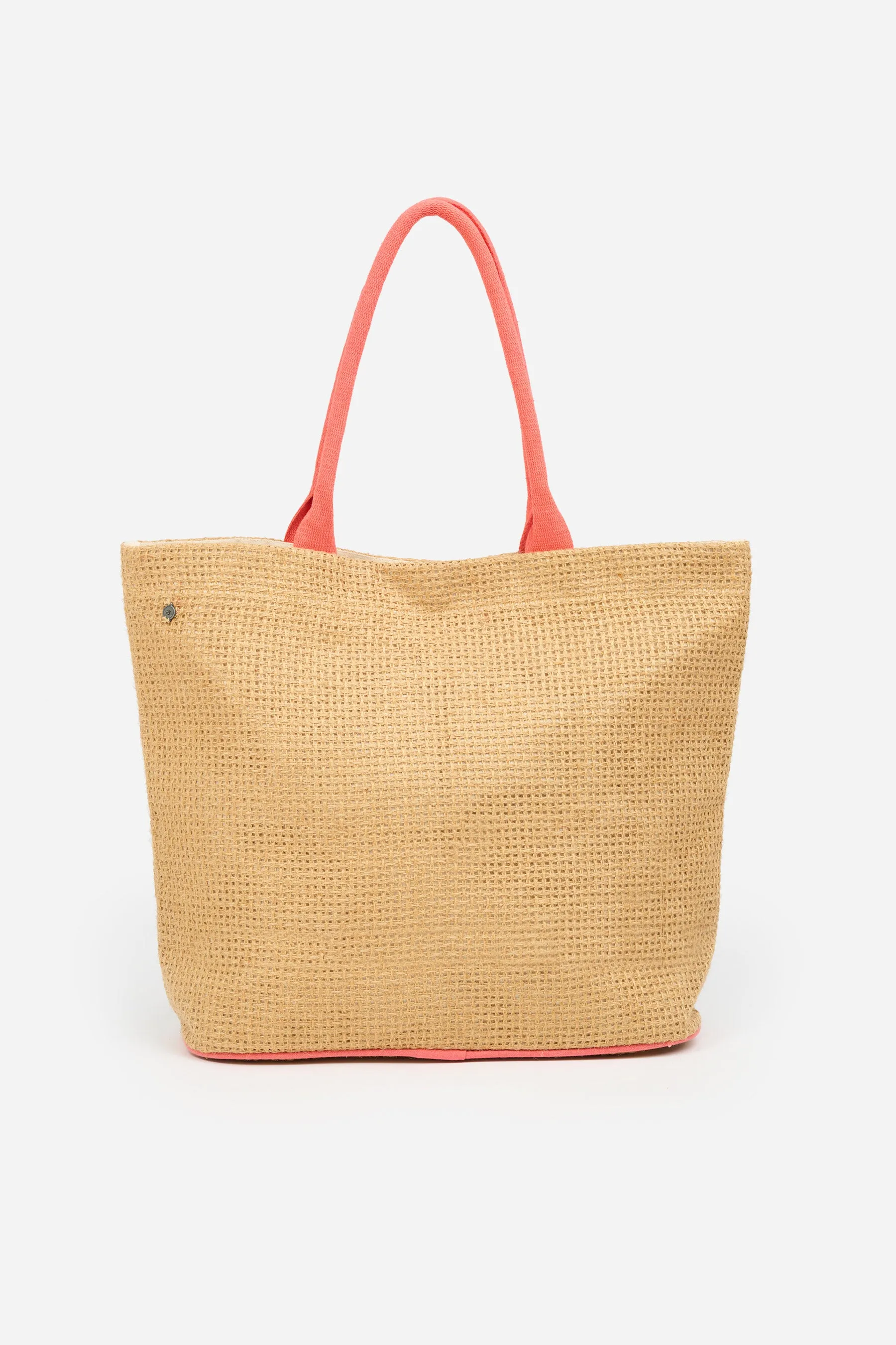 Hello Sun Jute Beach Bag