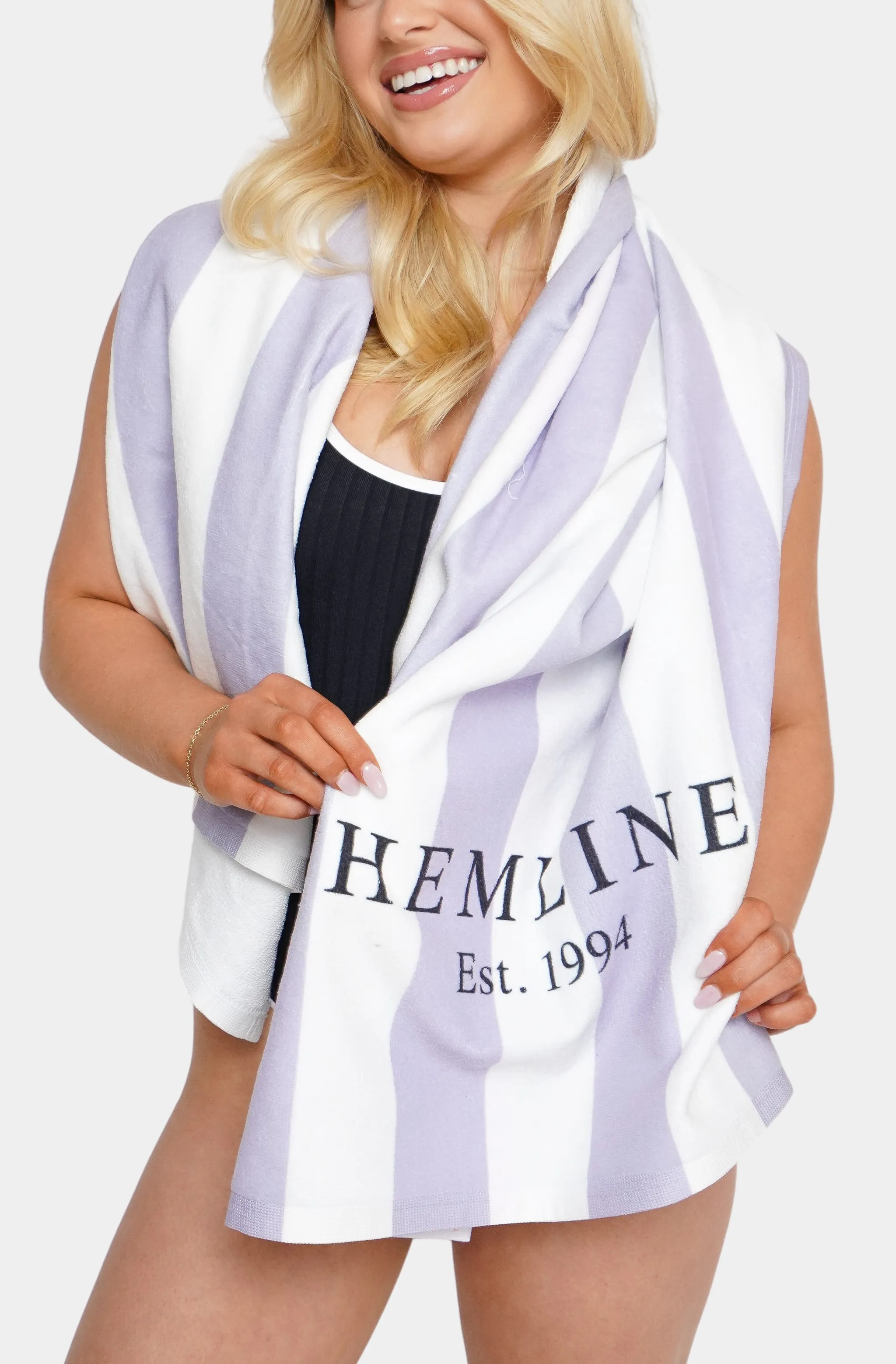 Hemline Athletic Club Beach Towel