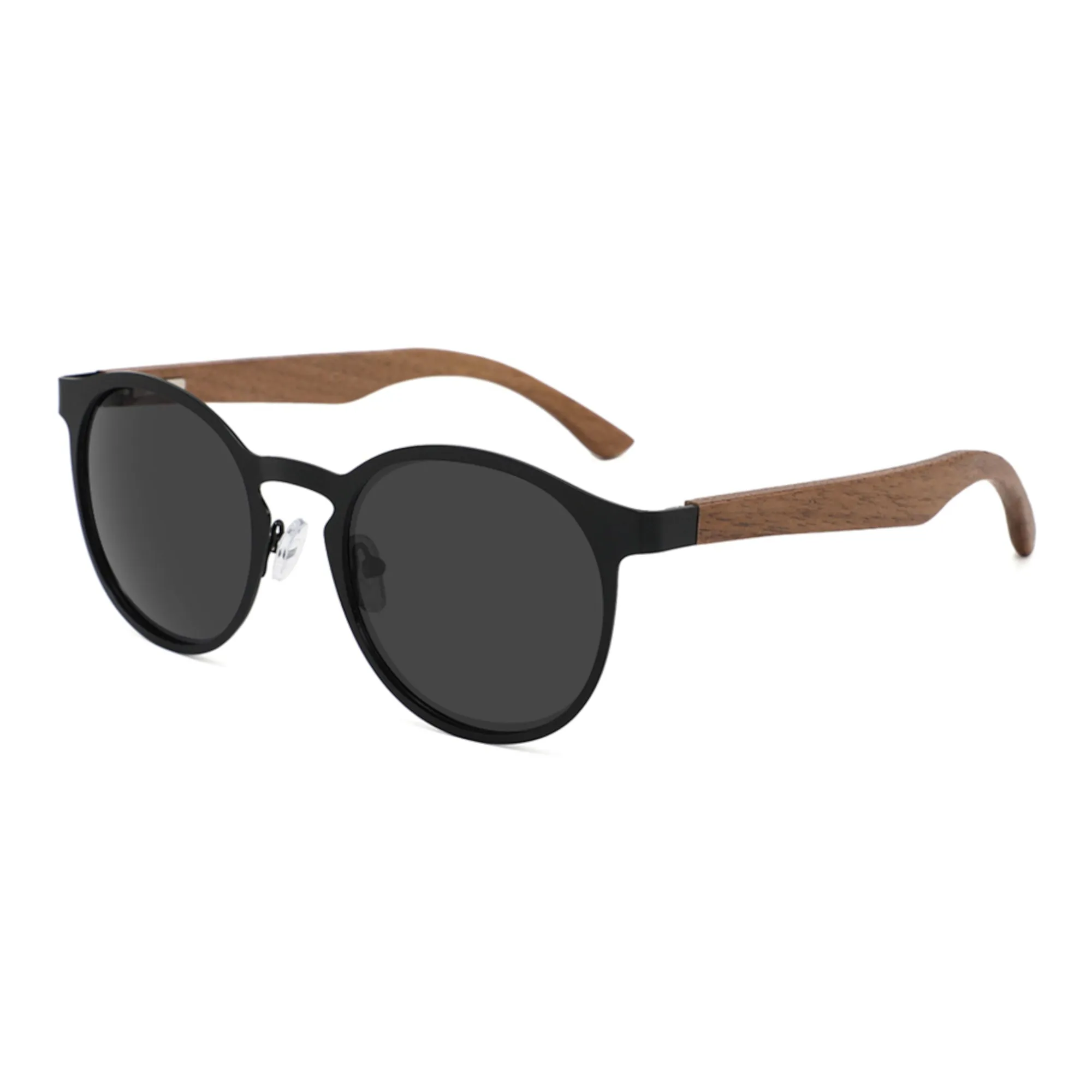 Hybrid Wooden Rounds - Real Wood & Polarized Lenses by WUDN