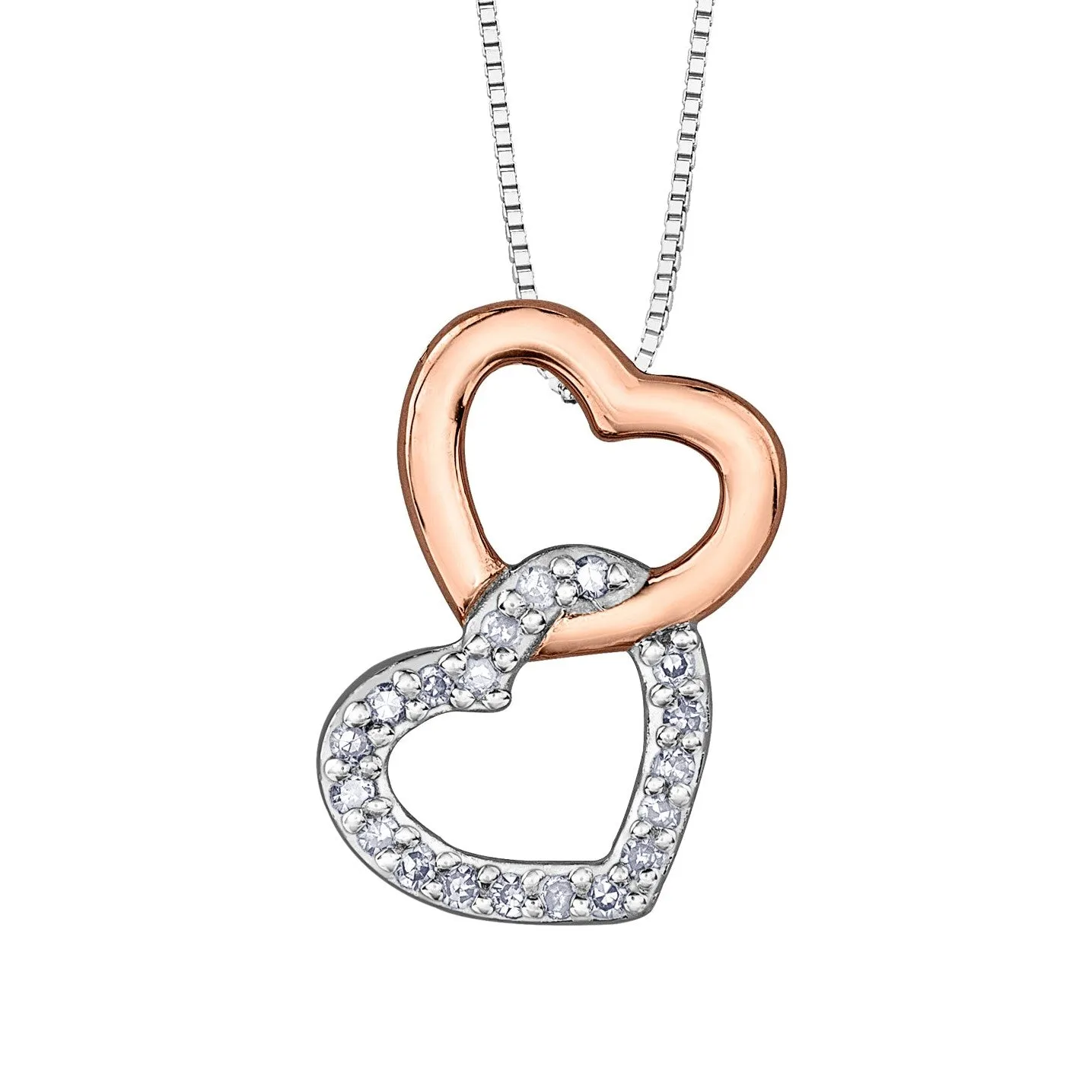 Interlocking Heart Pendant