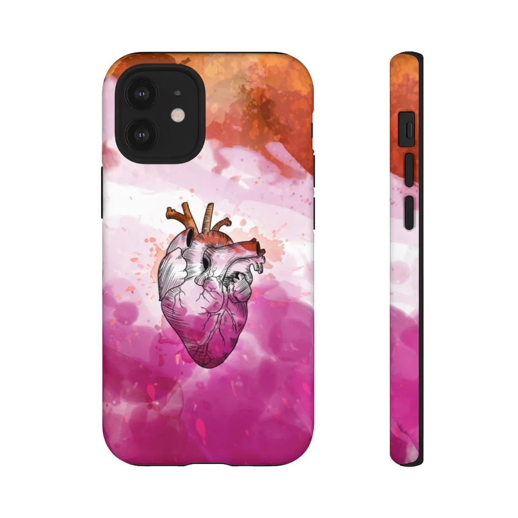 Lesbian Proud at Heart Phone Case for Apple & Samsung