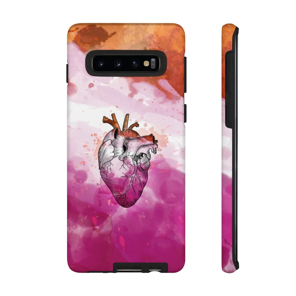 Lesbian Proud at Heart Phone Case for Apple & Samsung