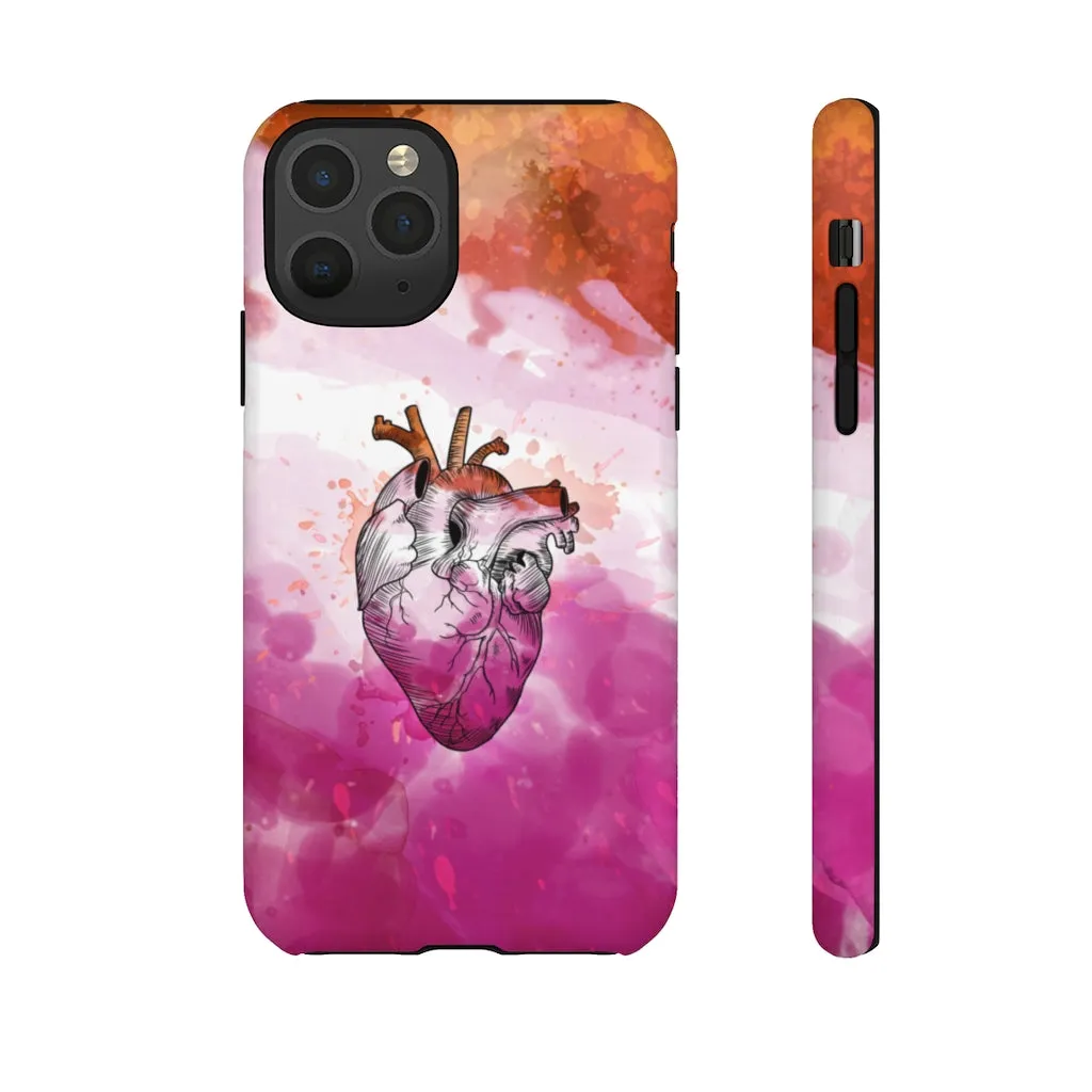 Lesbian Proud at Heart Phone Case for Apple & Samsung