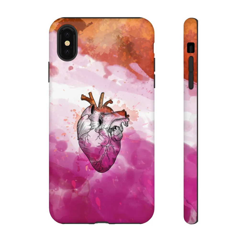 Lesbian Proud at Heart Phone Case for Apple & Samsung