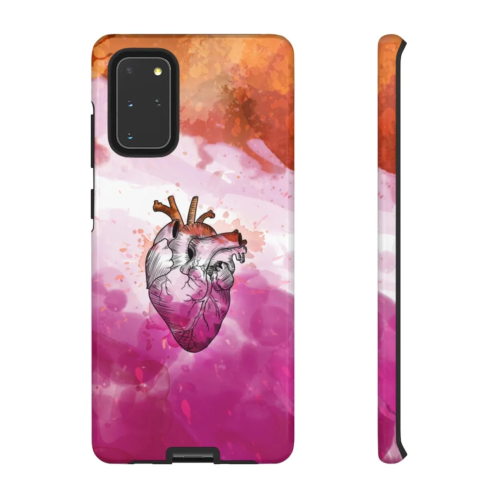 Lesbian Proud at Heart Phone Case for Apple & Samsung