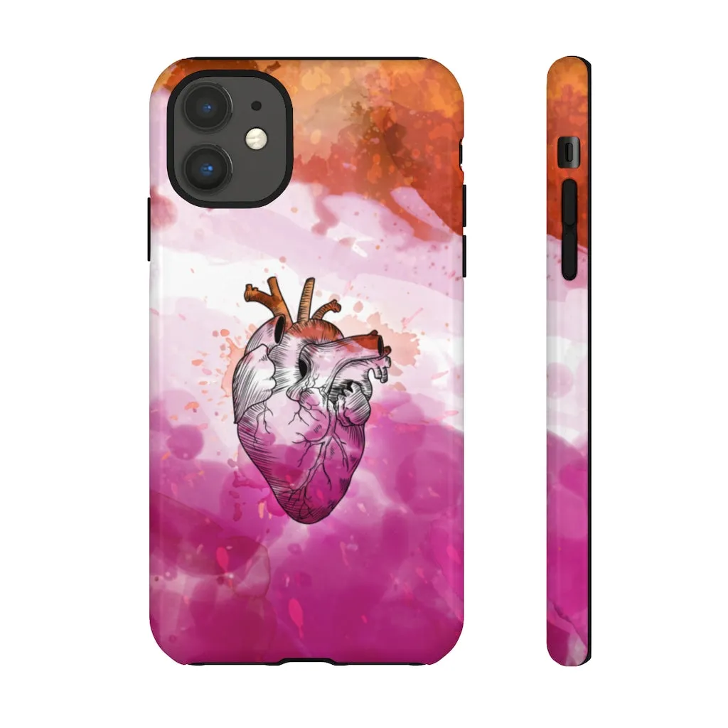 Lesbian Proud at Heart Phone Case for Apple & Samsung