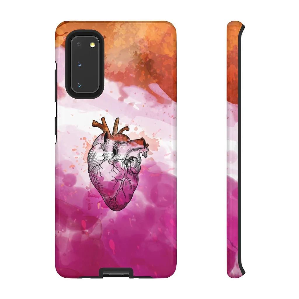 Lesbian Proud at Heart Phone Case for Apple & Samsung