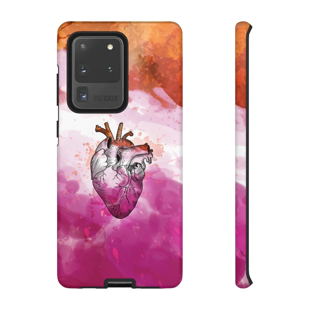 Lesbian Proud at Heart Phone Case for Apple & Samsung