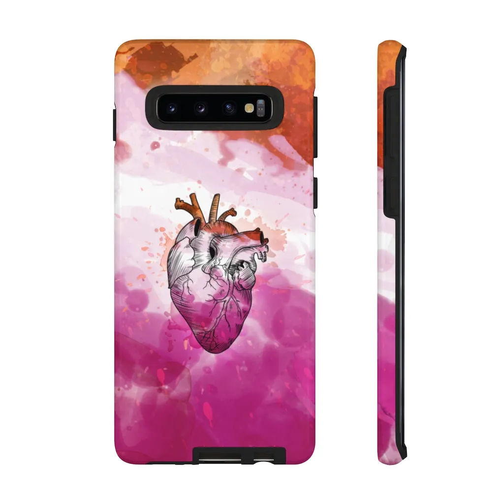 Lesbian Proud at Heart Phone Case for Apple & Samsung