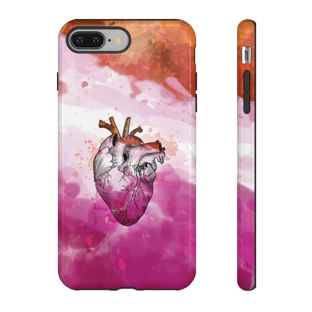 Lesbian Proud at Heart Phone Case for Apple & Samsung